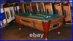 7' VALLEY COMMERCIAL COIN-OP POOL TABLE MODEL 33 NEW Blue CLOTH