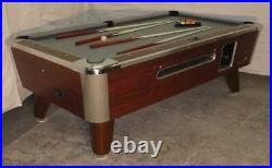7' VALLEY COMMERCIAL COIN-OP POOL TABLE MODEL 33 NEW Blue CLOTH
