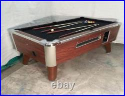 7' VALLEY COMMERCIAL COIN-OP POOL TABLE MODEL ZD4 (Black Felt)