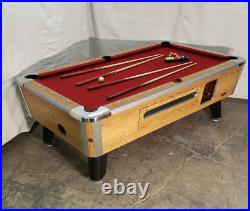 7' VALLEY COMMERCIAL COIN-OP POOL TABLE MODEL ZD-5 NEW Orange CLOTH