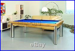 7' VISION CONVERTIBLE POOL BILLIARD TABLE dining / office fusion MIRAGE