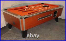 7' Valley Coin-op Pool Table Model Zd7 With Black Cloth Also Avail In 6 1/2', 8