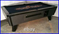 7' Valley Coin-op Table Model Zd4- New Purple Cloth, Also Avail In 6 1/2', 8