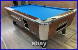 7' Valley Commercial Coin-op Pool Table Model Zd5 (blue Cloth)