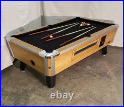 7' Valley Commercial Coin-op Pool Table Model Zd-6 New Black Cloth