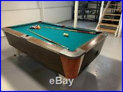 7' Valley Slate Top Vintage Pool Table