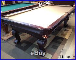 7 ft & 8 ft Lincoln Pool Table by IMPERIAL Billiard Tables Mahogany and Walnut