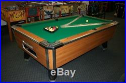 7 ft Valley Arcade Pool Table New Cloth With New Rails Ready to Go