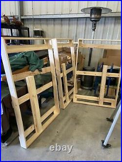 7ft Pool Table Slate Crates 3 Individual Crates For 3-piece Slate Pool Table