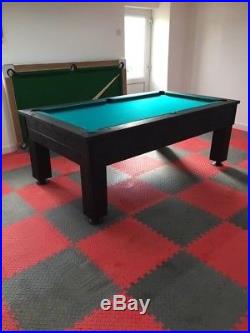 7ft Rustic Slim Slate Bed Pool Table delivery and install is FREE TO MOST OF UK