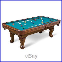 87'' Billiard Pool Table Sports Game Room Wood Classic Style Cue Sticks Ball Set
