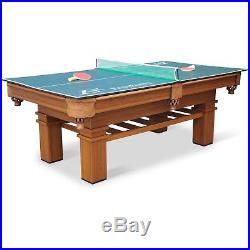 87 Billiard Pool Table Tennis Top 2 In 1 Triangle Brush Cues Chalk Game Room