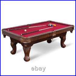87 Brighton Billiard Pool Table Burgundy