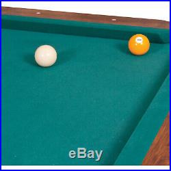 87-Inch Brighton Billiard Pool Table Set Full Accessories Family Game Room Bar