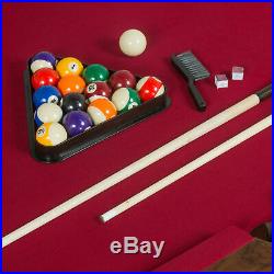 87 Pool Table Billiard Billiards Set Light Cues Balls Chalk Triangle Brush