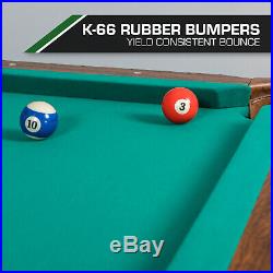 87 Pool Table Billiard Billiards Set Light Cues Balls Chalk Triangle Brush NEW