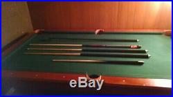 87in Pool Table 7 Foot Billiard Man Cave Essential Accessories Fancy 87 in Cloth
