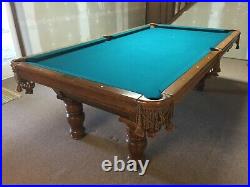 8' Billiard Pool Table in Excellent Condition