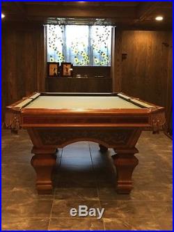 8' Brunswick Ashbee Pool Table From Dealer The Game Room Store Nj 07004