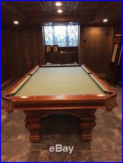 8' Brunswick Ashbee Pool Table From Dealer The Game Room Store Nj 07004