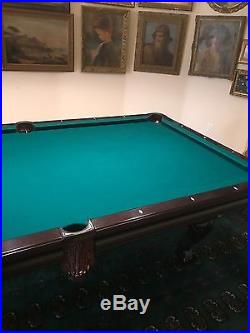 8' Brunswick Avalon II Pool Table with Accessories