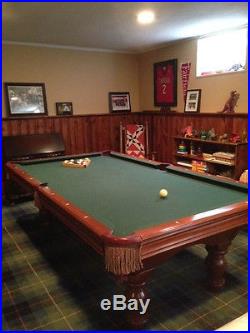 8' Brunswick Bradford Pool Table From Dealer The Game Room Store New Jersey