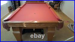 8' Brunswick Citadel Pool Table & Accessories (incl. Ping Pong Conversion Table)