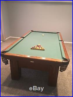 8' Brunswick Pool Table Billiard Table Priced To Sell