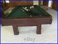 8' Brunswick pool table 2008