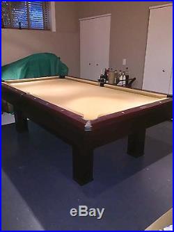 8' Custom Brunswick Pool Table