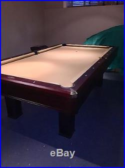 8' Custom Brunswick Pool Table