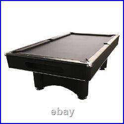 8' Destroyer Pool Billiards Table with Drop Pockets and Diamond Pearl Sites