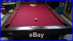 8 FT Tournament Style Pool Table. Great Shape
