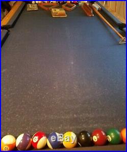 8 Foot Brunswick Slate Pool Table plus a TON of ACCESSORIES. Make an offer