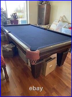 8 Foot Legacy Pool Table With Bench