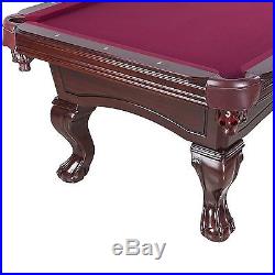 8' Foot Slatetronic Pool Billiards Table Augusta K-66 Cushions, Ball and Claw