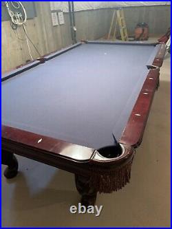 8 Ft Olhausen Pool Table With Accufast bumpers