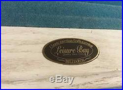 8' Leisure Bay Pool Table with Tapered Legs