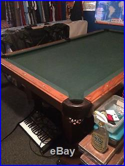 8 Olhausen Pool Table and Accessories