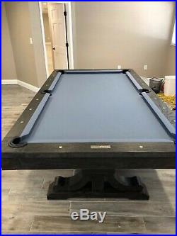 8' Presidential Billiards Pool Table And Shuffle Board Oak Retail $8,000