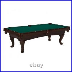 8' Stallion Pool Billiards Table with Drop Pockets and Diamond Pearl Sites