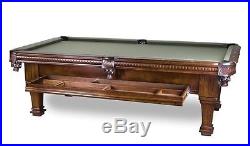 8' Triangle Estate NEW Pool Table Wood Finish with Accessory Drawer