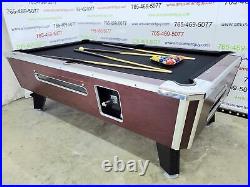 8' VALLEY COMMERCIAL COIN-OP POOL TABLE MODEL ZD8- New Black Cloth