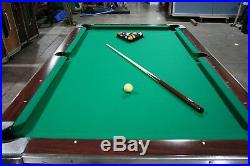 8 ft Arcade Pool Table New Cloth Ready to Go