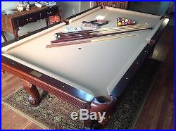 8 ft Beach Lancaster POOL TABLE Complete Set with Extras FT LAUDERDALE PICK-UP