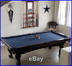 8 ft. Brunswick Slate Pool Table all accessories COMPLETE PACKAGE Cherry Wood