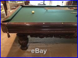 8 ft Oversized Brunswick Cromwell Slate Pool Table