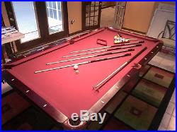 8 ft. Regulation Princeton Slate Pool table