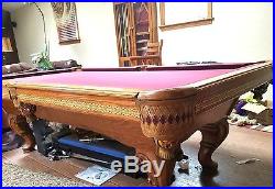 8 ft Slate Pool Table Pool Table Accessory Cabinet Pool Table Chair