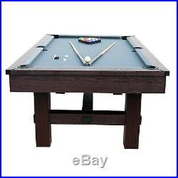 90'' Pool Table withTable Tennis Top Indoor & Outdoor Games
